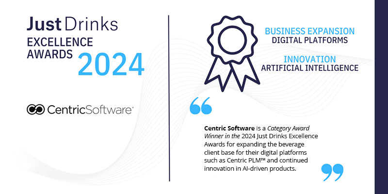 Centric Software gana los Just Drinks Excellence Awards